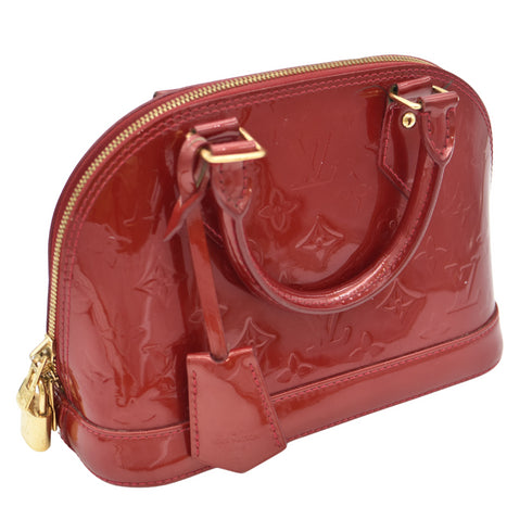 LOUIS VUITTON モノグラムヴェルニ アルマBB ローズアンディアン M91771